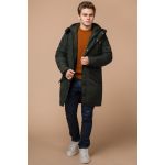 Парка цвета хаки мужская зимняя модель 13620, фото 1