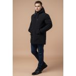 Парка зимняя черная мужская модель 9055, фото 1
