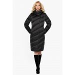 Женский черный воздуховик зимний с карманами модель 30952, фото 1