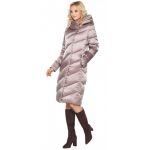 Воздуховик зимний цвета пудры женский модель 30952, фото 1