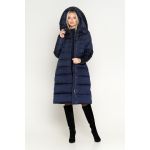 Синий зимний воздуховик женский длинный модель 31515, фото 1