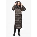 Современный зимний женский воздуховик цвет капучино модель 31058, фото 1