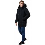 Зимняя мужская черная парка с внешними карманами модель 9985, фото 1