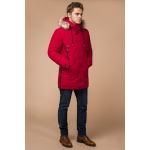 Парка красная яркая мужская на зиму модель 20758, фото 1