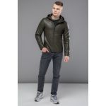 Куртка молодежная цвета хаки осенне-весенняя мужская модель 15353, фото 1
