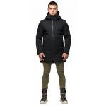 Черная парка осенне-весенняя мужская молодежная модель 25650, фото 1