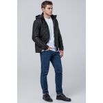 Осенне-весенняя молодежная куртка черная мужская модель 2072, фото 1