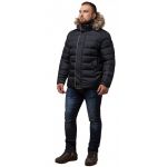 Куртка для мужчин брендовая зимняя графитовая модель 12149, фото 1