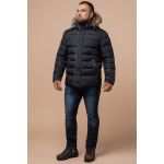 Куртка мужская сине-черная фирменная зимняя модель 12149, фото 1