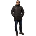 Коричневая парка мужская зимняя теплая модель 43015, фото 1