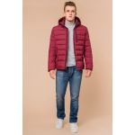 Бордовая зимняя куртка оригинального дизайна мужская модель 36450, фото 1