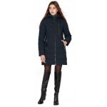 Зимний молодежный женский темно-синий пуховик модель 25435, фото 1