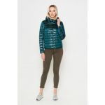 Изумрудный воздуховик осенне-весенний женский короткий модель 24992, фото 1