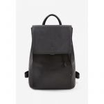 Женский кожаный рюкзак Kim черный краст, фото 1