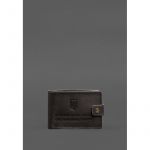 Кожаная обложка-портмоне на удостоверение ДСНС темно-коричневая, фото 1