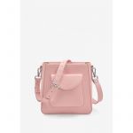 Женская кожаная сумка Stella розовая, фото 1