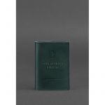 Кожаная обложка для военного билета (под военно-учетный документ) 7.4 А5 зеленая, фото 1