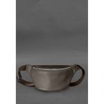 Кожаная поясная сумка-бананка Kanny темно-бежевая, фото 1