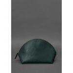 Женская кожаная косметичка 8.0 Зеленая, фото 1