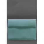 Кожаный чехол-конверт на магнитах для MacBook Pro 16&amp;quot; Бирюзовый, фото 1