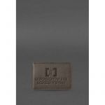 Кожаная обложка для удостоверения БЭБ (Бюро экономической безопасности Украины) Темно-бежевая, фото 1