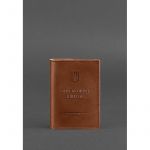 Кожаная обложка для военного билета (под военно-учетный документ) 7.4 А5 светло-коричневая, фото 1