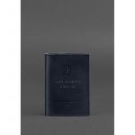 Кожаная обложка для военного билета (под военно-учетный документ) 7.4 А5 синий, фото 1