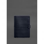 Кожаный блокнот А5 (софт-бук) 9.4 синий, фото 1