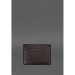 Кожаный кард-кейс (портмоне) 10.0 коричневый, фото 1