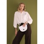 Женская кожаная сумка Kira белая, фото 1