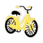 Jibbitz™ Велосипед Жовтий — Джибітс для Crocs (Оригінальна прикраса), фото 1