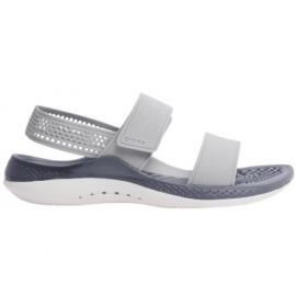 Сандалі крокси жіночі сірі Crocs Sandal LiteRide 360 Light Grey/Slate арт. W 206711, фото 1