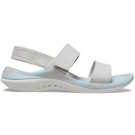 Сандалі крокси жіночі сірі Crocs Sandal LiteRide 360 Light Grey/Slate арт. W 206711, фото 1