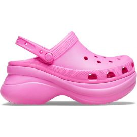 Женские кроксы Crocs Classic Bae Electric Pink — вид сбоку