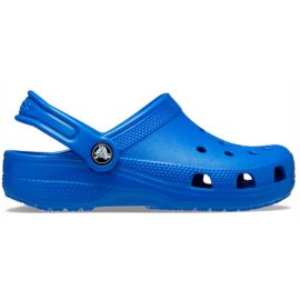 Crocs Classic Kids Clog Blue — боковой вид синих детских сабо