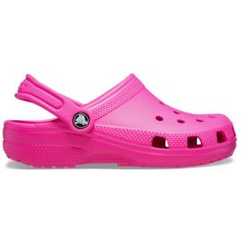 Crocs Classic Kids Clog Pink — боковий вигляд рожевих дитячих сабо