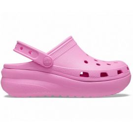 Crocs Classic Kids Cutie Taffy Pink — боковий вигляд рожевих дитячих сабо