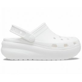 Crocs Classic Kids Cutie White — боковий вигляд білих дитячих сабо