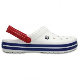 Crocs Crocband White Blue сбоку