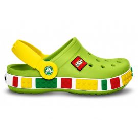 Детские Crocs LEGO Green сбоку