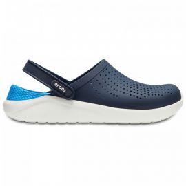Темно-синие сабо Crocs LiteRide Navy — вид сбоку