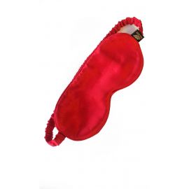 Шелковая маска для сна из натурального шелка Silk Kiss. Цвет красный, фото 1