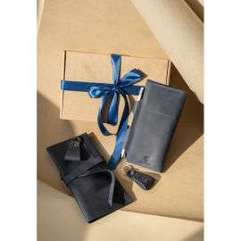 Набор кожаных аксессуаров путешественнику Рим для пары, фото 1