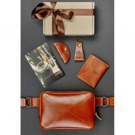 Подарочный набор кожаных аксессуаров Лиссабон, фото 1