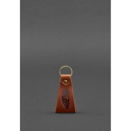 Кожаный брелок Перо, фото 1