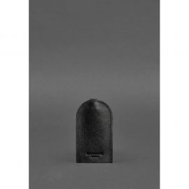 Кожаная ключница 2.0 черная Краст, фото 1