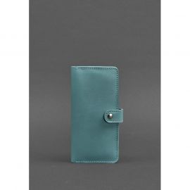 Кожаное женское портмоне 7.0 бирюзовое, фото 1