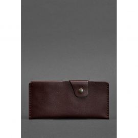 Кожаное портмоне-купюрник 8.0 бордовое, фото 1