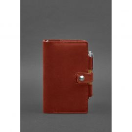 Женский кожаный блокнот (Софт-бук) 4.0 коралловый, фото 1