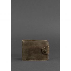 Кожаное портмоне 4.3 темно-коричневый Crazy Horse, фото 1